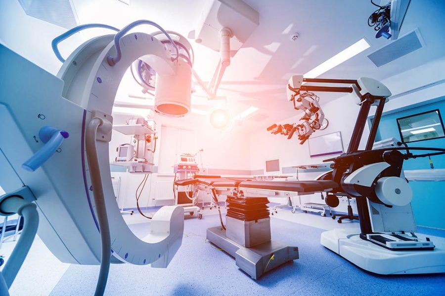 Medical devices in a hospital